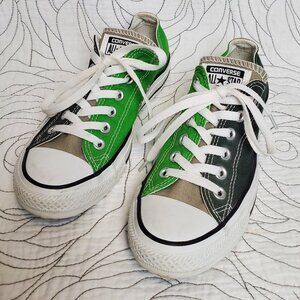*RARE* Sample CONVERSE Green Two Toned Low Top